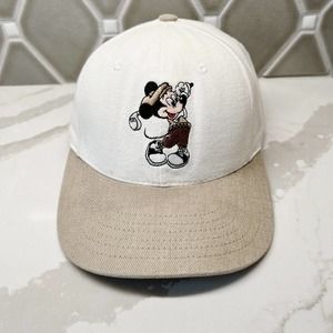Walt Disney World Embroidered Golfing Mickey Mouse Cap Hat
